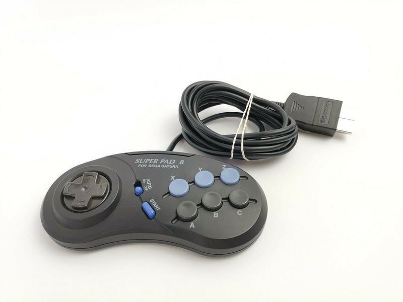 Sega Saturn Controller " Super Pad 8 for Sega Saturn " Ovp | Joypad