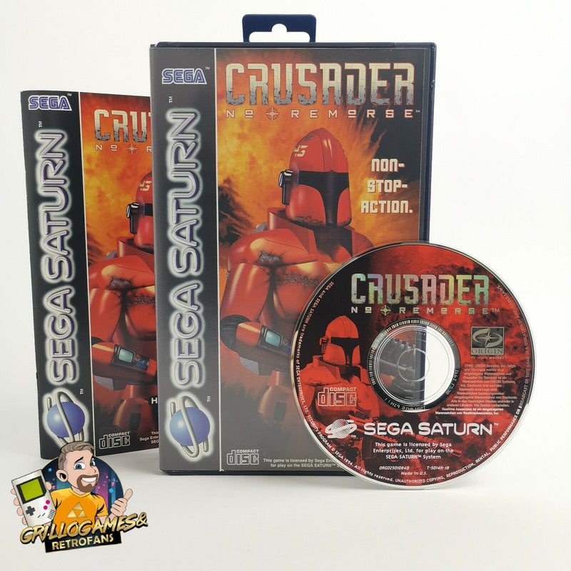 Sega Saturn game " Crusader No Remorse " SegaSaturn | Original packaging | PAL