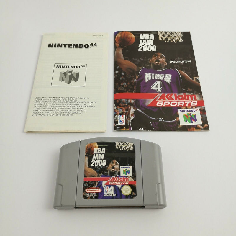 Nintendo 64 game "NBA Jam 2000" N64 / N 64 Basketball | OVP PAL EUR Acclaim