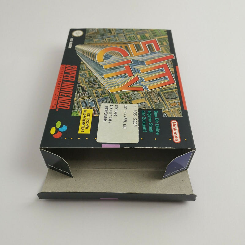 Super Nintendo game "Sim City" SNES SimCity | Original packaging | PAL version NOE / SFRG