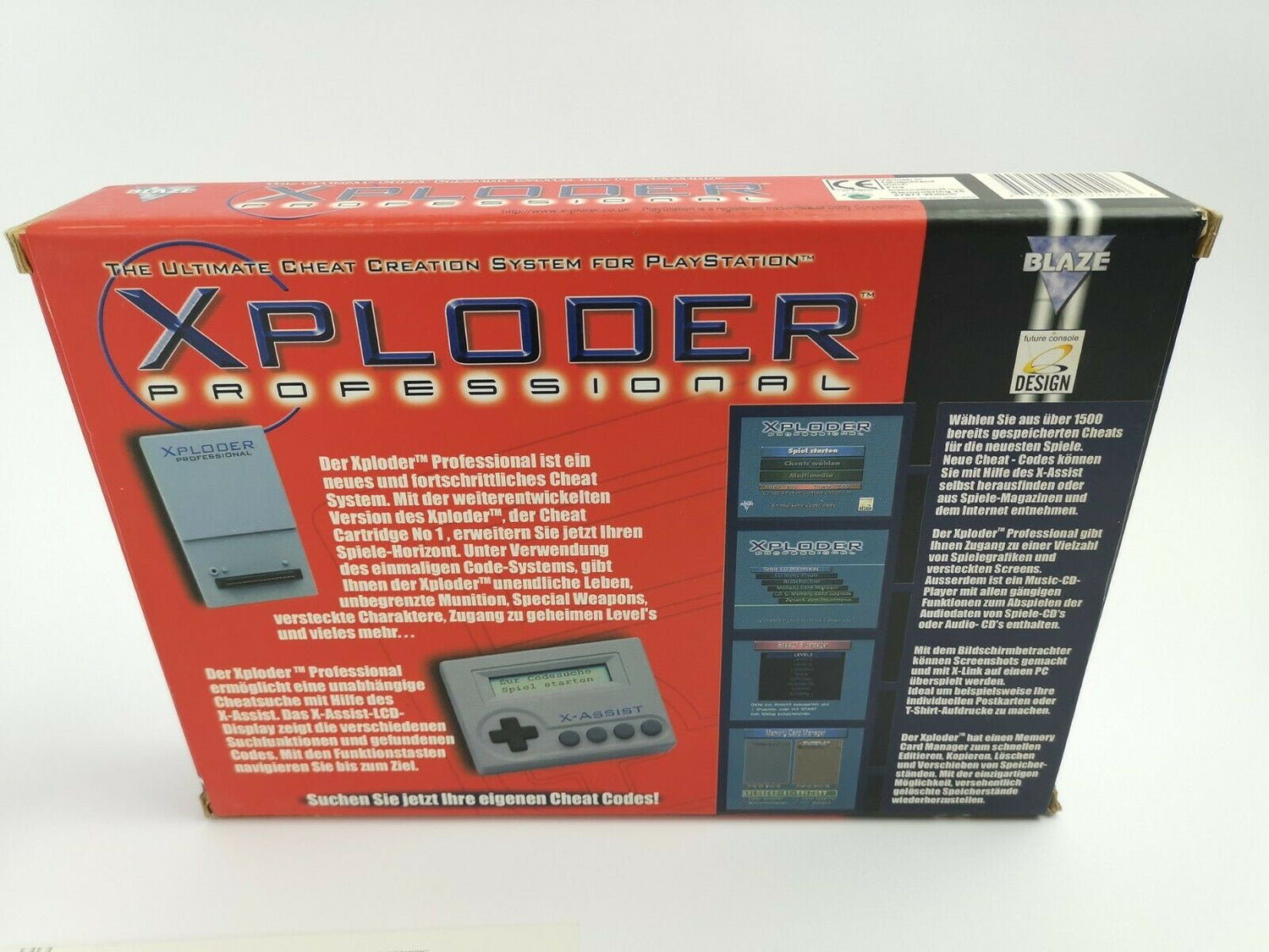 Sony Playstation 1 Mogelmodul Xploder The Ultimate Cheat Cartridge