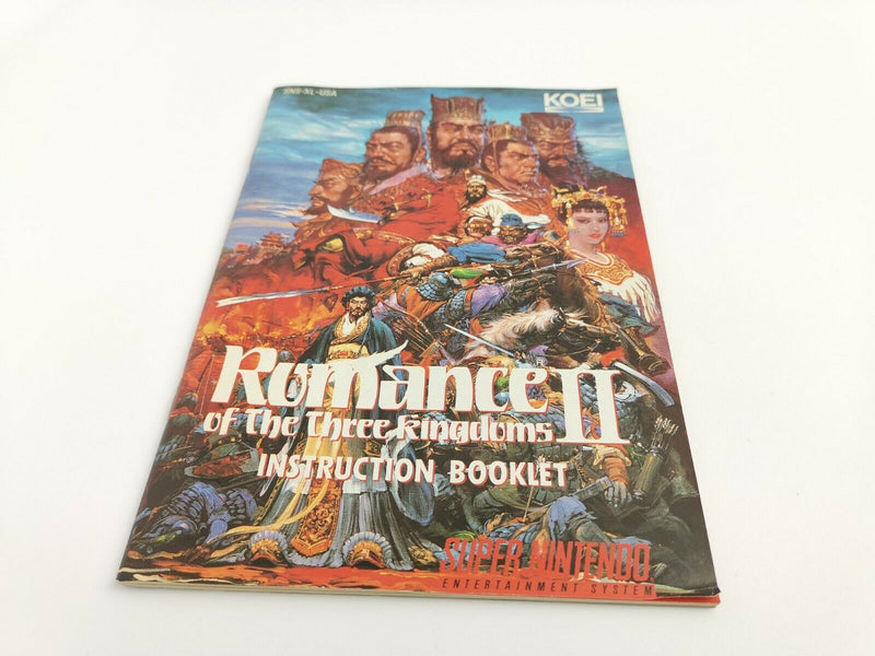 Super Nintendo Spiel " Romance of The Three Kingdoms II 2 " | Snes | Ntsc | Ovp