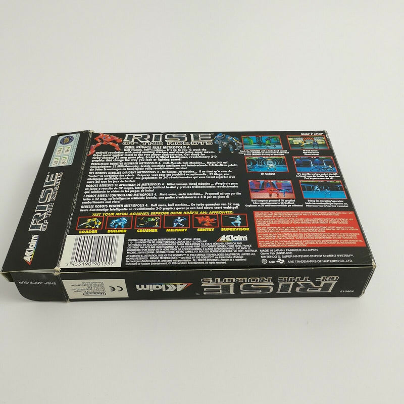 Super Nintendo game "Rise of the Robots" SNES | Original packaging | PAL EUR