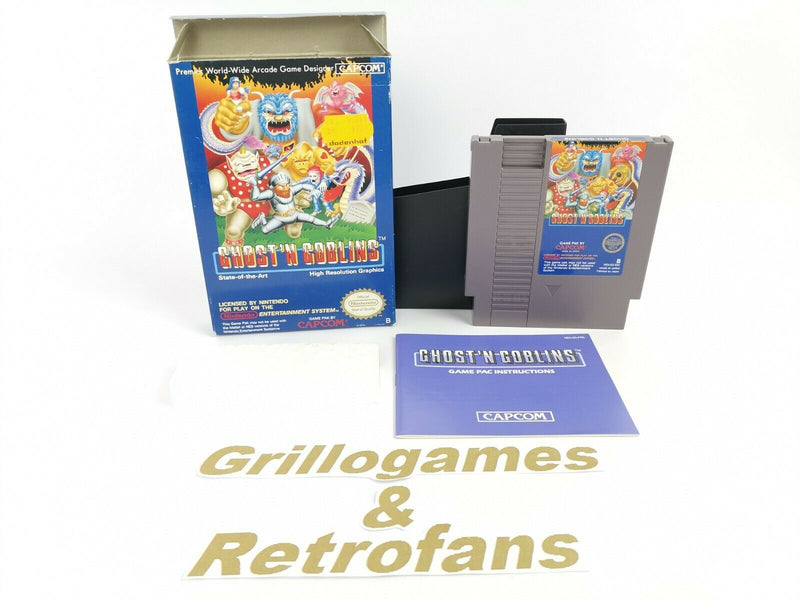 Nintendo Entertainment System game "Ghost'n Goblins" | Original packaging | Nope