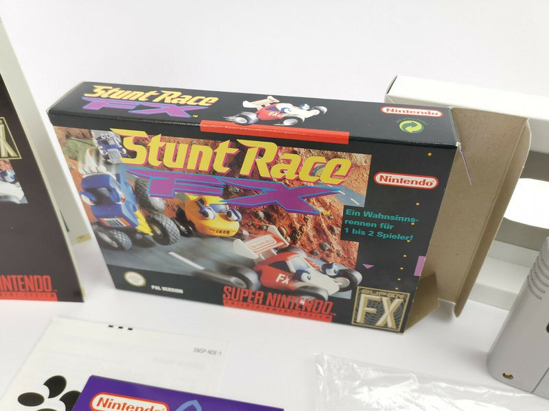 Super Nintendo Spiel " Stunt Race FX " Snes | Ovp | Pal | CIB |