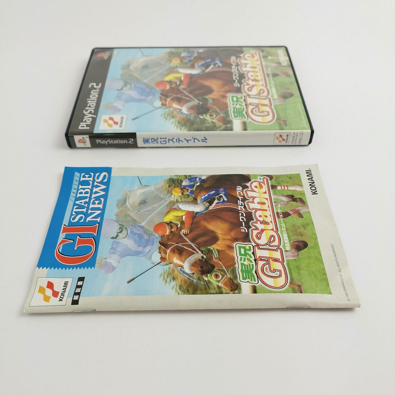 Sony Playstation 2 Spiel " GI Stable " Ps2 Pferderennen | NTSC-J Japan | OVP