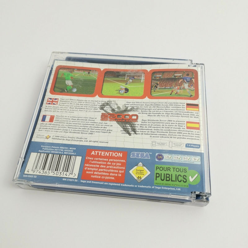 Sega Dreamcast Spiel " Sega Worldwide Soccer 2000 " Fußball DC | OVP | PAL