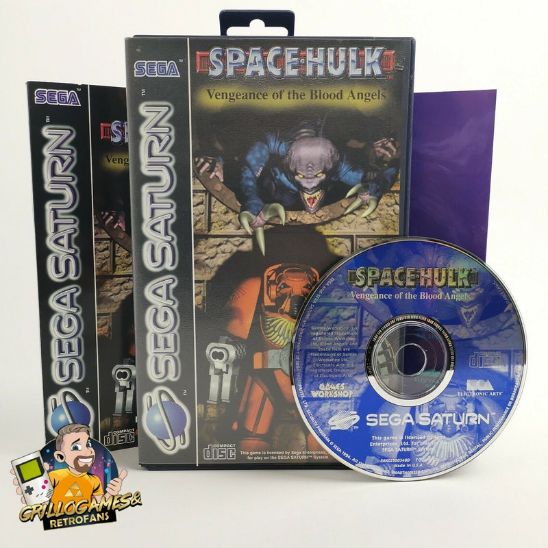 Sega Saturn Spiel " Space Hulk Vengeance of the Blood Angels " USK18 | OVP
