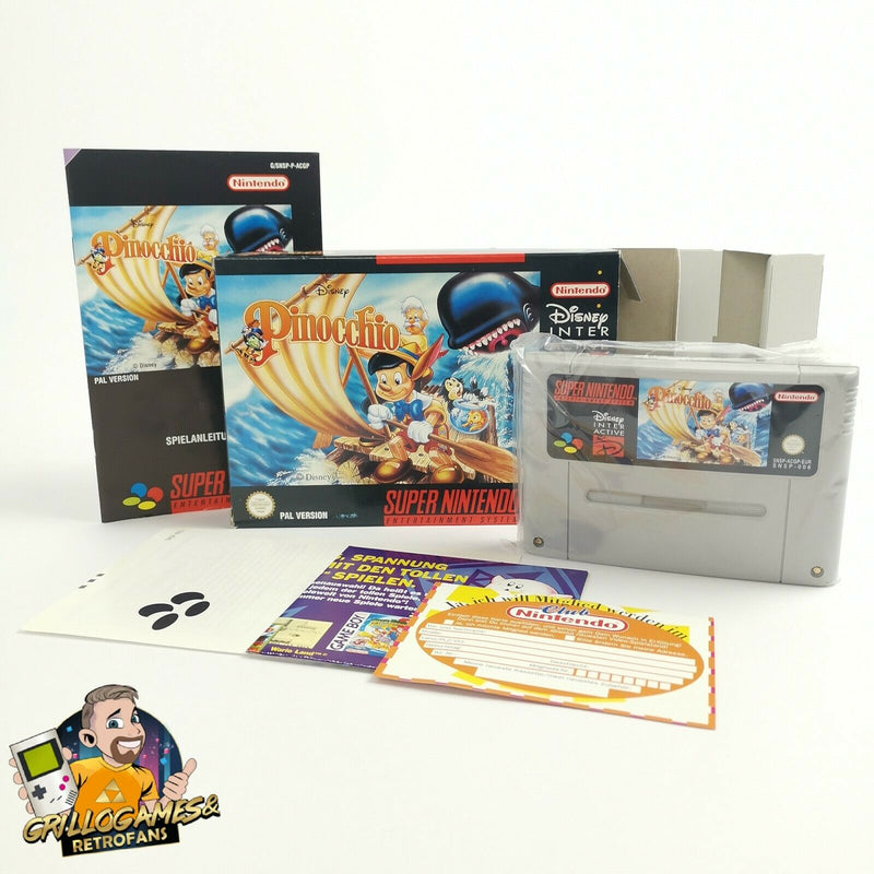 Super Nintendo Spiel  " Disney Pinocchio " SNES | OVP | PAL Version EUR