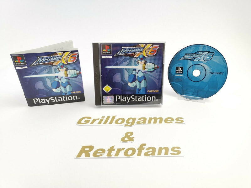 Sony Playstation 1 Spiel " Megaman X6 " PSX | Ps One | Ovp | Pal | Mega man