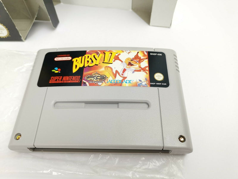 Super Nintendo Game "Bubsy II 2" Snes | Original packaging | Pal | CIB