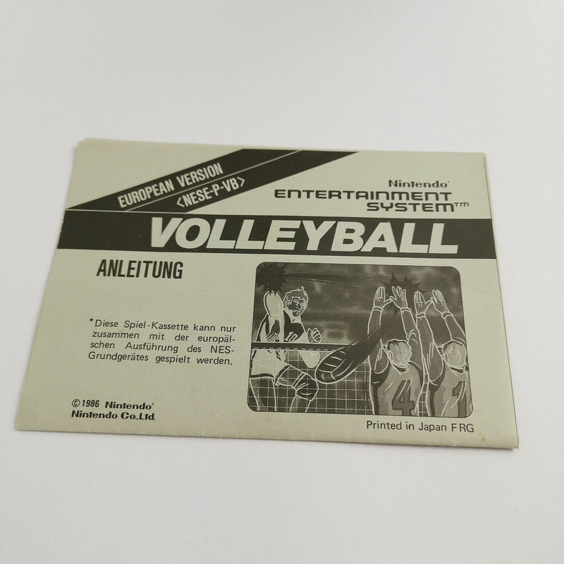 Nintendo Entertainment System Spiel " Volley Ball " Volleyball | NES | OVP PAL