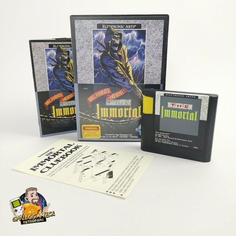 Sega Genesis Game "Will Harvey Presents The Immortal" Mega Drive | Original packaging | NTSC