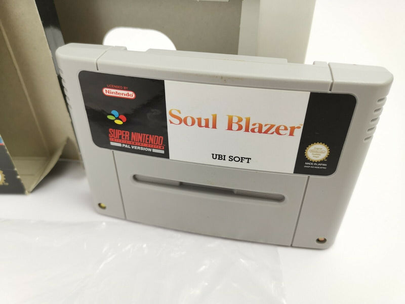 Super Nintendo Spiel " Soul Blazer " | Snes | Ovp | Pal | CIB