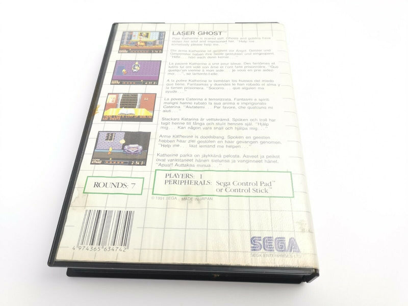 Sega Master System Spiel " Laser Ghost " Ovp | Pal | MS