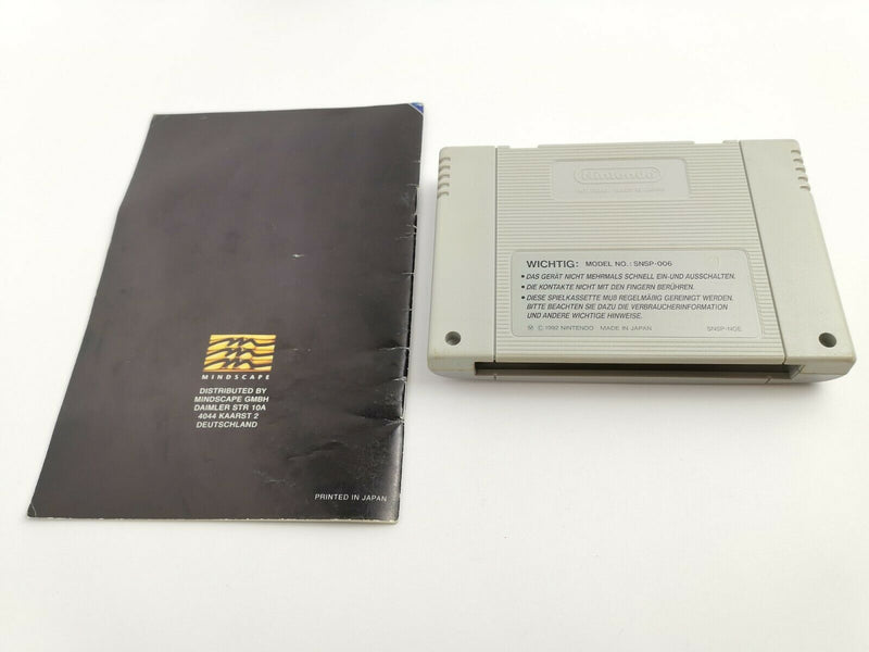 Super Nintendo Spiel " Cal Ripken JR Baseball + Anleitung " Snes | Pal | Modul