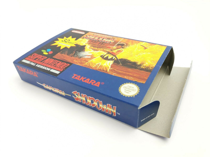 Super Nintendo game "Samurai Shodown" original packaging | Pal | Snes