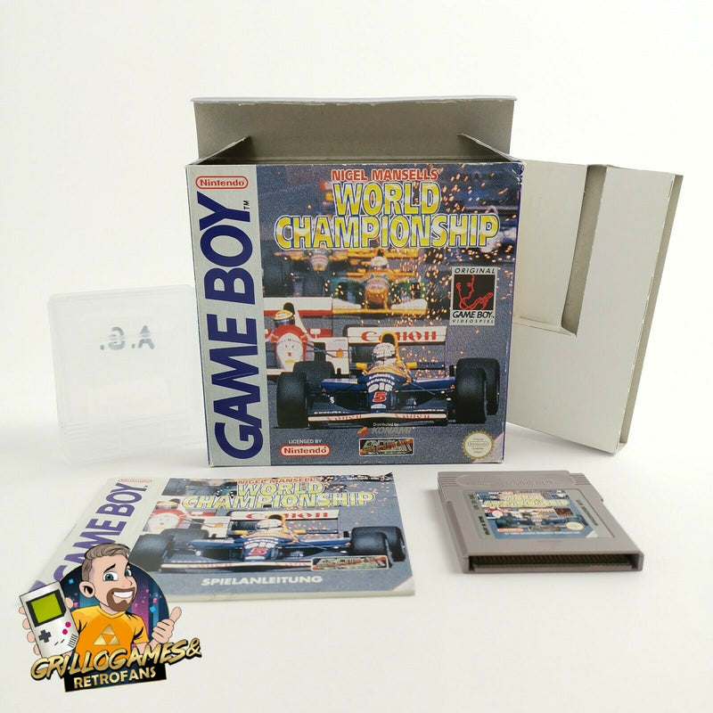 Nintendo Gameboy Classic Spiel " Nigel Mansell´s World Championship " OVP PAL