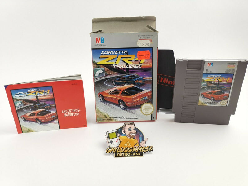 Nintendo Entertainment System Game "Corvette ZR-1 Challenge" NES | Original packaging Pal B