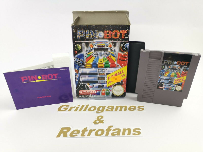 Nintendo Entertainment System Spiel " Pin Bot " NES | Ovp | Pal B |