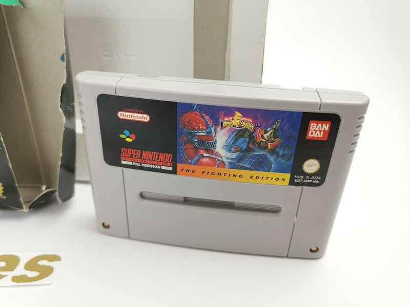 Super Nintendo " Mighty Morphin Power Rangers The Fighting  Edition " Snes | Ovp