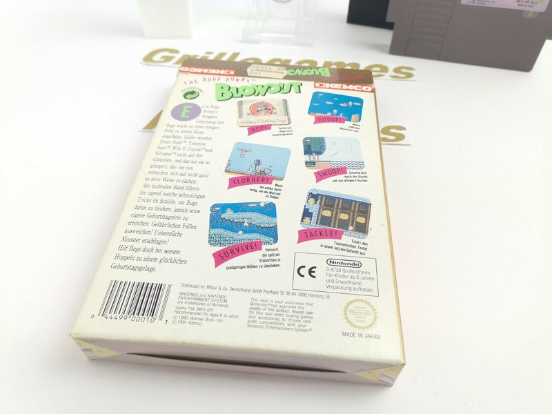 Nintendo Entertainment System Spiel " The Bugs Bunny Blowout " NES | Ovp | Pal