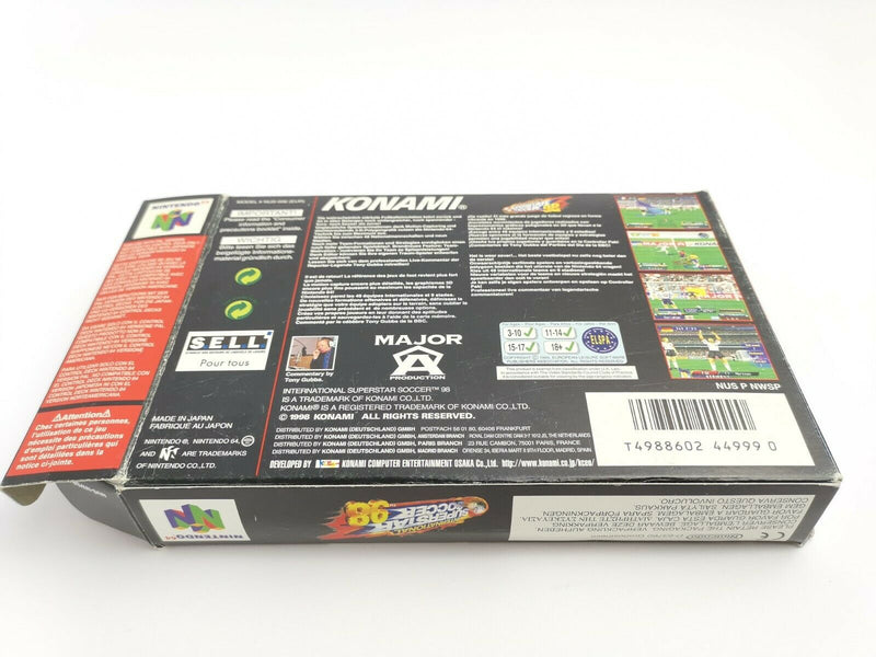 Nintendo 64 Spiel " International Superstar Soccer 98 " Ovp | Pal | N64