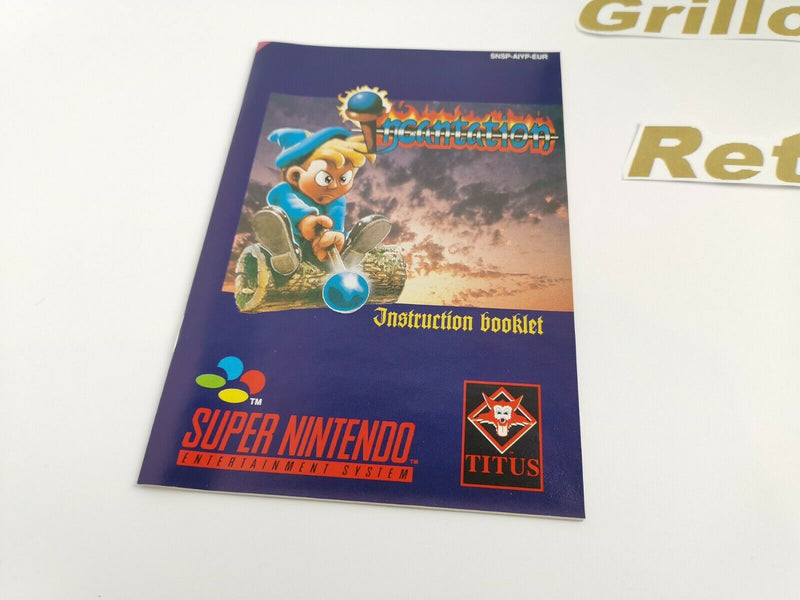 Super Nintendo game "Incantation" Snes | Original packaging | Pal | New &amp; Unused / Unused