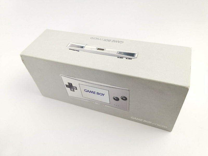 Nintendo Gameboy Micro Konsole " Silber | Silver " Ovp | Pal | Game Boy