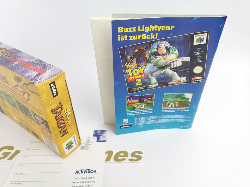 Nintendo 64 Spiel " Disneys Tarzan " | N64 | Ovp | Pal