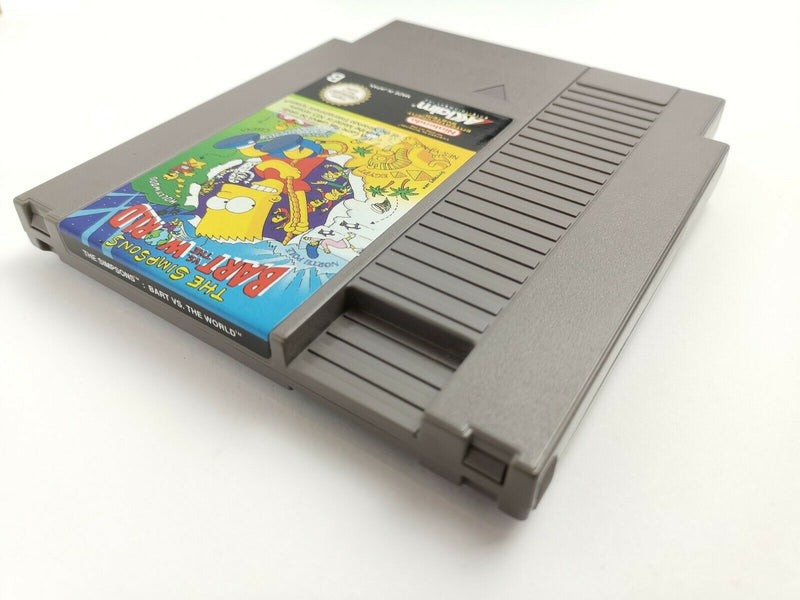 Nintendo Entertainment System Game "The Simpsons Bart vs. the World" Nes |Noe