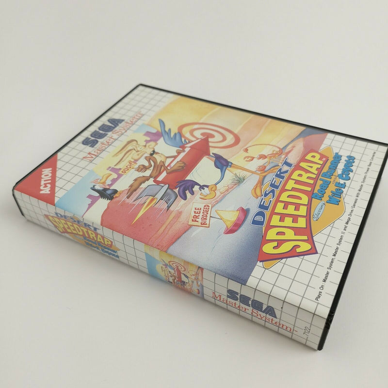 Sega Master System Spiel " Desert Speedtrap starring Road Runner & Coyote " OVP