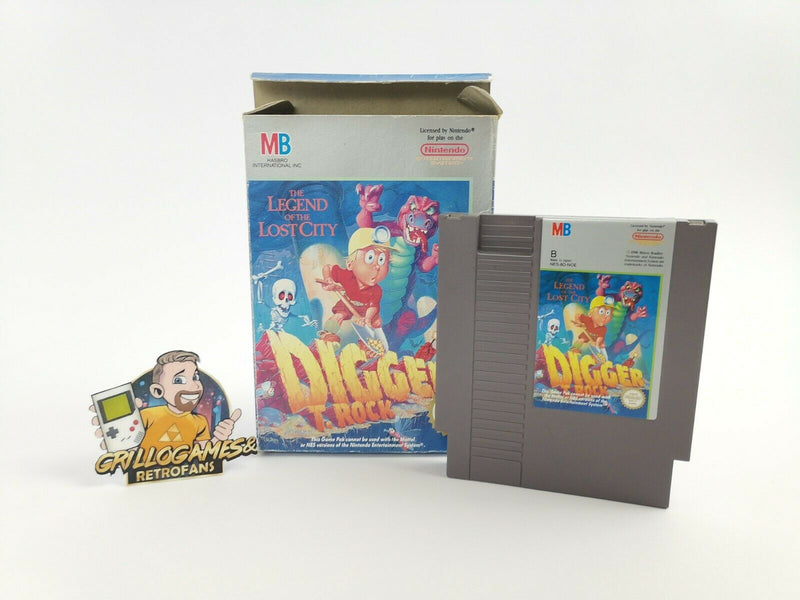 Nintendo Entertainment System Spiel " Digger T. Rock " NES | OVP | PAL-B NOE