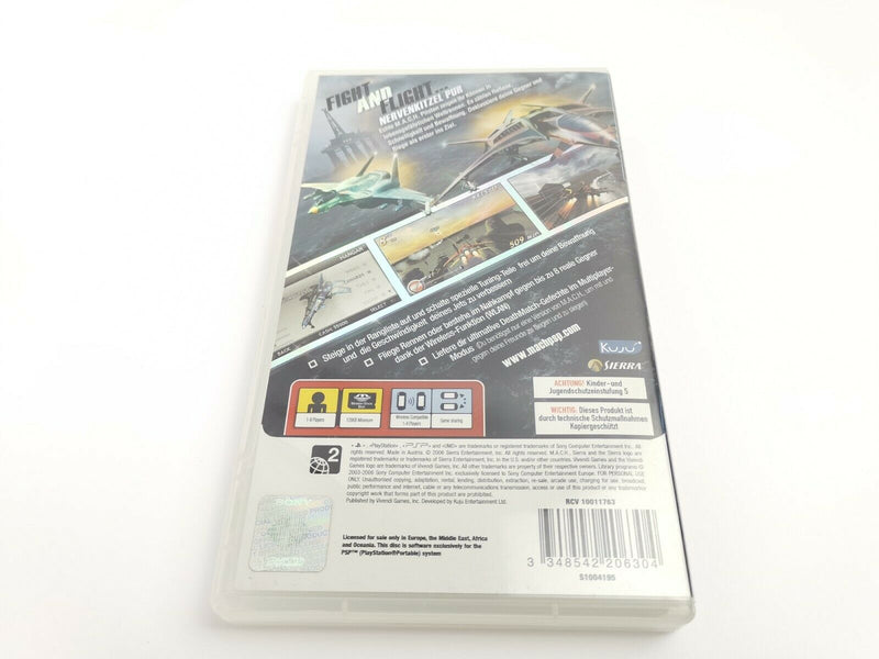 Sony PsP Spiel " Mach Modified Air Combat Heroes "  Playstation Portable | Ovp