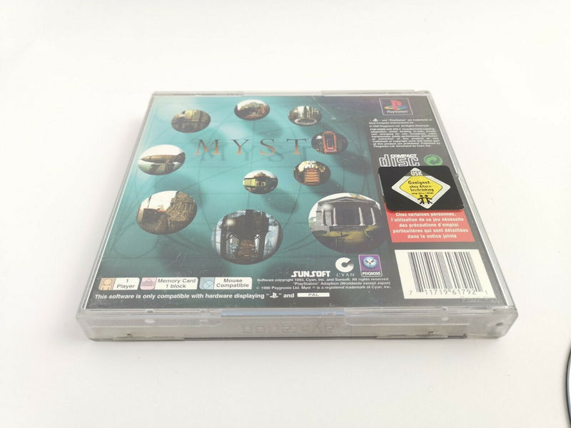 Sony Playstation 1 game "Myst" Pal | Original packaging | Ps1 | Psx