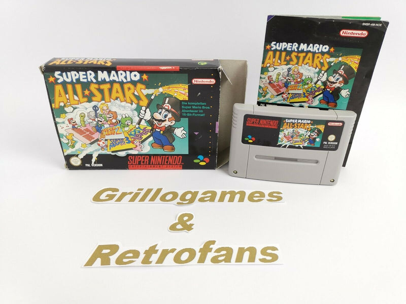 Super Nintendo Game | "Super Mario All Stars" | Snes | Original packaging |