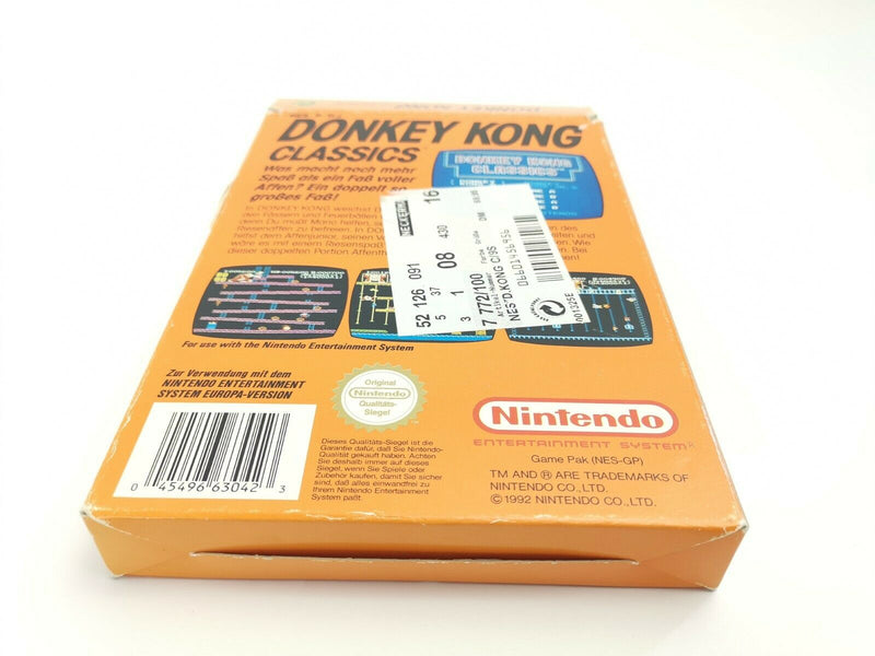 Nintendo Entertainment System Spiel " Donkey Kong Classics " Nes | Ovp | Pal B