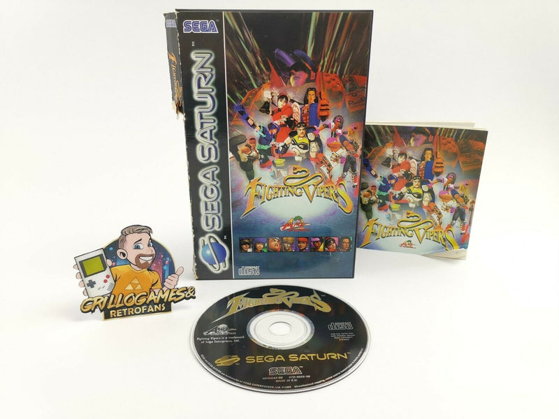 Sega Saturn Spiel " Fighting Vipers " Pal | Ovp | Ss SegaSaturn