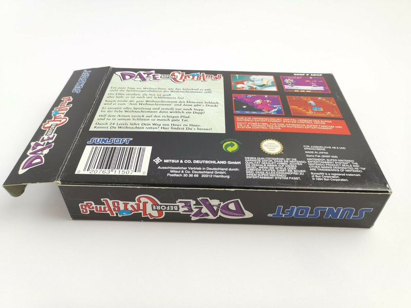 Super Nintendo Spiel " Daze before Christmas " Snes | Ovp | Pal | Cib |