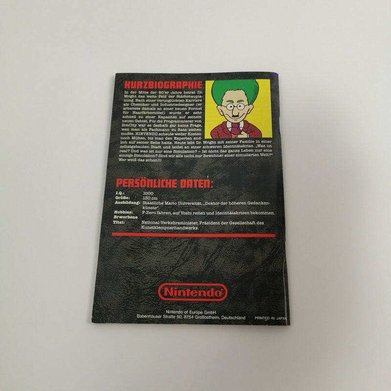 Super Nintendo game "Sim City" SNES SimCity | Original packaging | PAL version NOE / SFRG