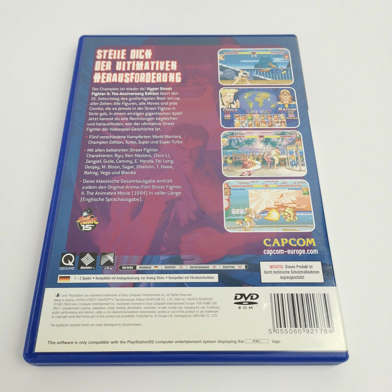 Sony Playstation 2 Game "Hyper Street Fighter II" Ps2 | Original packaging | German PAL version