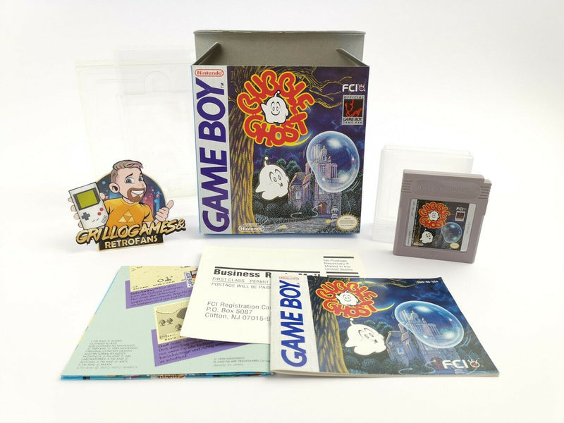 Nintendo Gameboy Classic game "Bubble Ghost" original packaging | NTSC | GameBoy