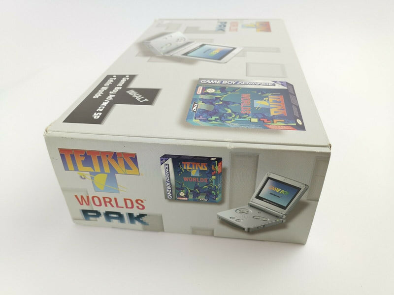 Nintendo Gameboy Advance SP Konsole " Tetris Worlds Pak " Gba | Ovp | Game Boy