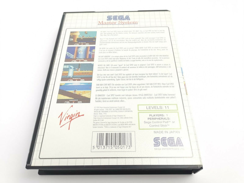 Sega Master System Spiel " Cool Spot " Ovp | Pal | MS