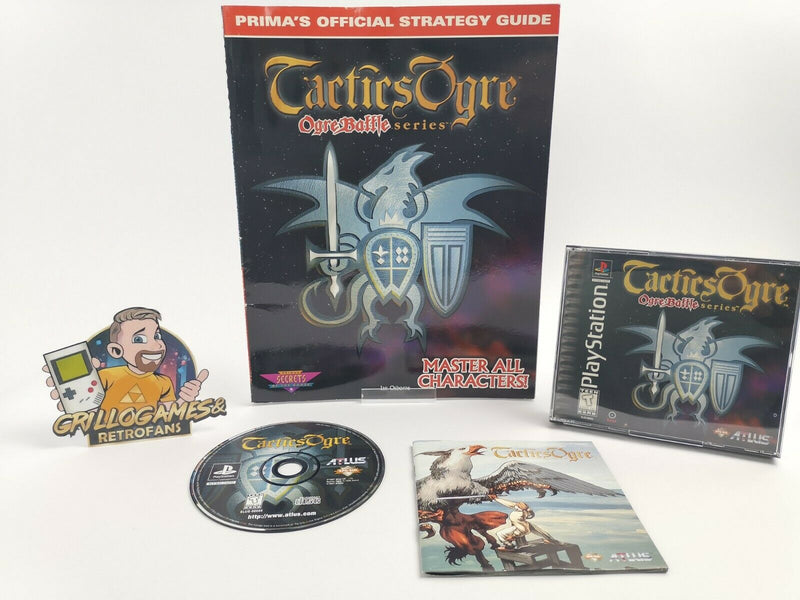Sony Playstation 1 " Tactics Ogre OgreBattle Series & Strategy Guide " Ps1 |Ntsc