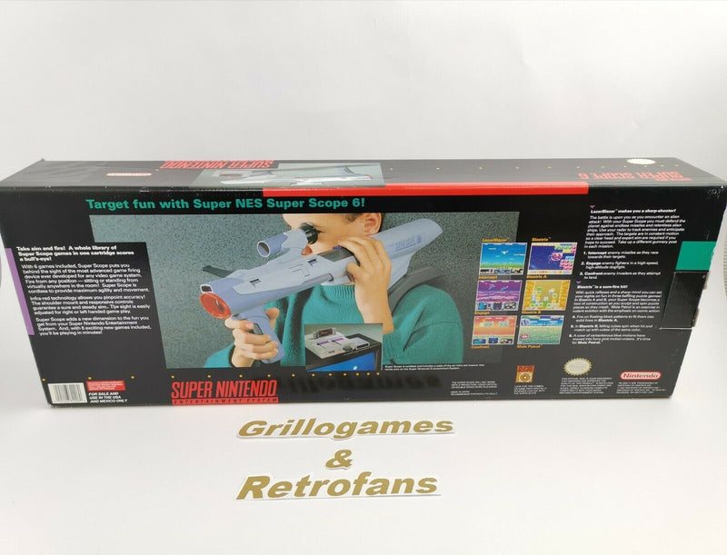 Super Nintendo Spiel " Super Nes Super Scope 6 " | Snes | Ovp | NTSC