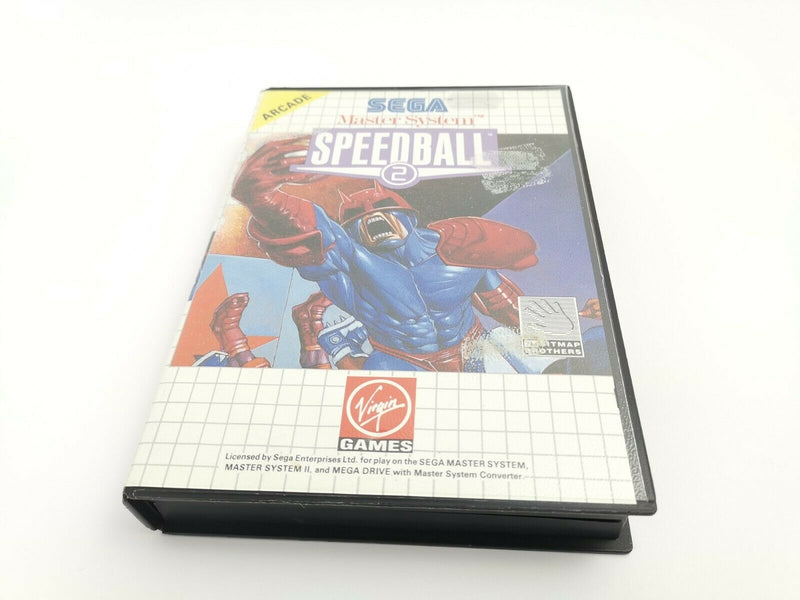Sega Master System Spiel " Speedball 2 " MS | Ovp | Pal
