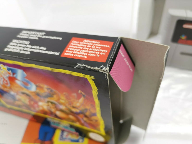 Super Nintendo game "Final Fight 3" | Snes | Original packaging | Pal | CIB