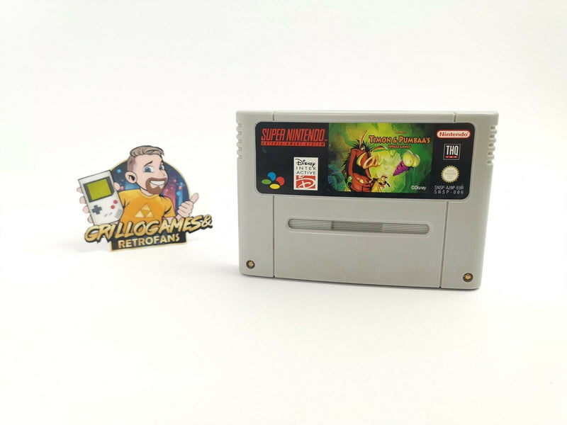 Super Nintendo Spiel " Disneys Timon & Pumbaa " Snes | Modul | EUR | Pal