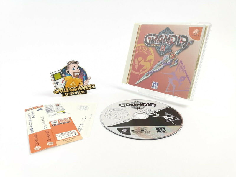 Sega Dreamcast game "Grandia II 2" Japanese version | NTSC-J Japan | Original packaging DC